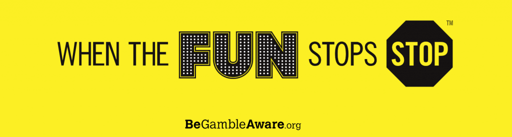when the fun stops, stop be gamble aware