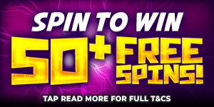 spin to win 50 free spins