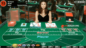 baccarat live table