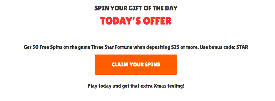 nitro casino daily free spins example of offer
