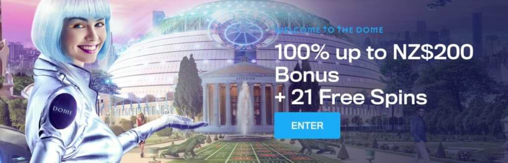 casino dome welcome bonus