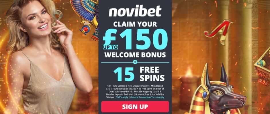 novibet welcome bonus casino