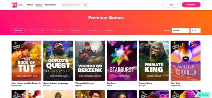 premium games 21 com