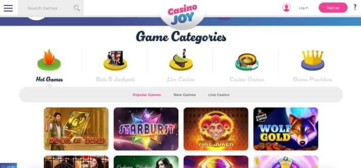 casinojoy games