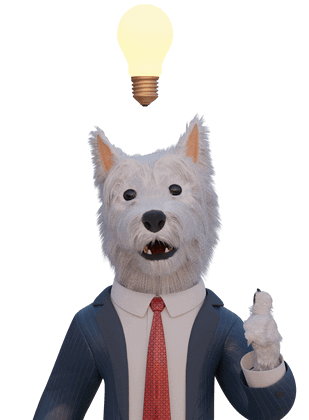 betpal mascot with a lightbulb